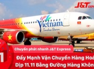 J&T Express thuê chuyên cơ riêng vận chuyển hàng hóa 'siêu tốc' trong bão sale 11-11