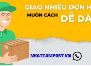 GIAO NHIỀU ĐƠN HÀNG - MUÔN CÁCH DỄ DÀNG